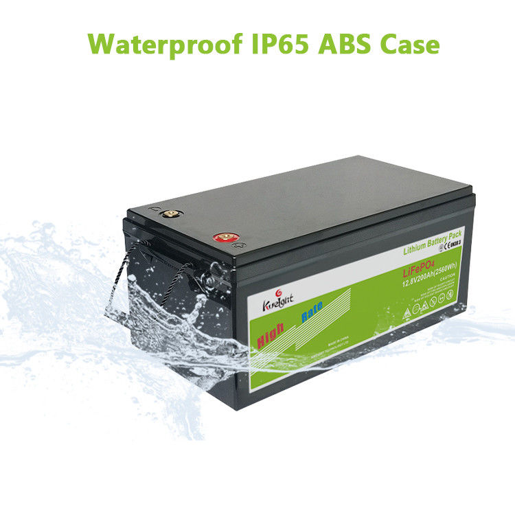 батарея жизни цикла батареи IP65 12.8v 200ah 12V LiFePO4 высокая для солнечной домашней системы